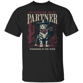 Meowdy Partner Cowboy Cat Shirt, Vintage Cowboy Shirt, Funny Cowboy Cat Shirt