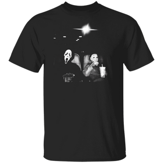 Halloween Michael Myer And Ghost Face Shirt, Halloween Horror Movie Fan, Horror Character Shirt, Halloween Funny Movie Shirt