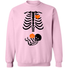 Skeleton Halloween Maternity Sweatshirt, Funny Pregnancy Announcement Shirt 2023, Pregnant Women Costume, Fall New Mom Sweater, Mommy to Be