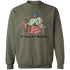 It's Past Bedtime Sweatshirt, Funny Sweatshirt, Bear Sweatshirt, My Bedtime Sweatshirt, Tea Bear Crew Shirt, Gift for Christmas