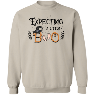 Expecting a Little Boo Sweatshirt, Halloween Pregnancy Hoodie, Maternity Costume Gift for Halloween Party, Halloween Maternity Sweater