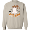 Halloween Boo Haw Sweatshirt, Cowboy Halloween Hoodie, Country Cowgirl Halloween Outfit, Cowboy Ghost Tee, Retro Fall Sweatshirt