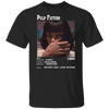 Pulp Fiction Tshirt Movie Poster Tees, Pulp Fiction Poster Tarantino 90s Cult Film Top Tee Meme Movie Music Cool Funny Gift T Shirt