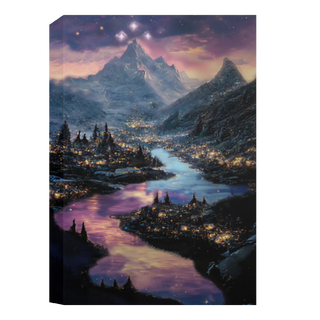 Night Court Matte Poster/ Canvas Print ACOTAR, A Court of Thorns and Roses, Velaris Art Print