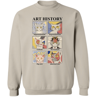 Art History Cat Sweatshirt