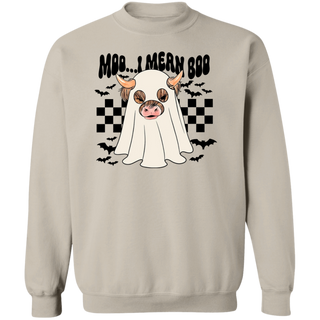 Moo... I Mean Boo Sweatshirt, Halloween Highland Cow Shirt, Happy Halloween Shirt, Halloween Gifts, Spooky Cow Shirt, Spooky Vibes T-shirt