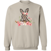 Floral Bunny Sweatshirt, Cute Easter Sweatshirt, Spring Sweater, Floral Rabbit Matching Sweat, Easter Bunny Gift,Teacher Easter Gift