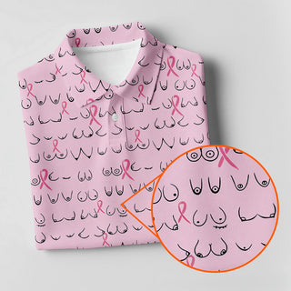 Breast Cancer Golf Shirt HG   Ladies Sleeveless Golf Shirt HG s  Ladies Golf Shirt HG s  Matching Golf Shirt HG s
