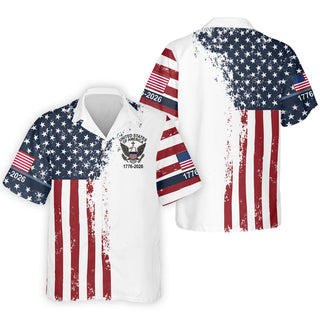 America 250 Mens Patriotic Apparel Men's United States Of America 1776-2026 Tops 4th Of July Shirt HG