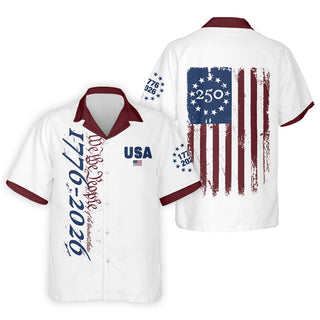 USA 250th Anniversary Long Sleeve Shirt  Independence Day Apparel  Hooded Jumper 4th Of July Gift HG