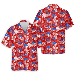 America 250 Anniversary Patriot Flag Red Golf Hawaiian Shirt HG   Golf Tops For Men  Golf Hawaiian Shirt HG s For Men