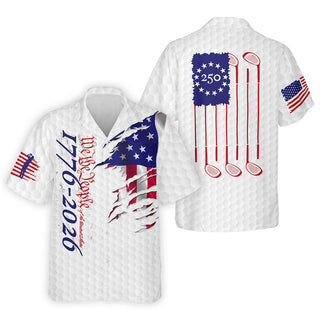 We The People Golf Tops For Men  250 Years Of America Hawaiian Shirt HG   4th Of July Hawaiian Shirt HG s For Men