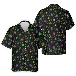 Funny Crocodile Mardi Gras Golf Hawaiian Shirt HG s  Black Golf Hawaiian Shirt HG   Golf Gift For Men  Golf Hawaiian Shirt HG s For Men