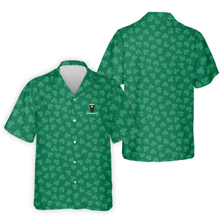 Vitamin G Shamrock Pattern Golf And Beer Green Hawaiian Shirt HG   St Patrick's Day Hawaiian Shirt HG   Hawaiian Shirt HG s For Men