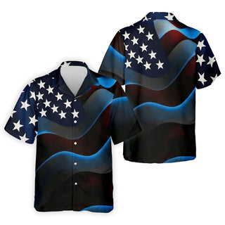 Patriotic American Flag 250th Anniversary Golf Tops For Men  Hawaiian Shirt HG  For Men   s For Men
