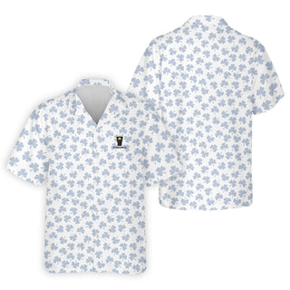 Vitamin G Shamrock Pattern Golf And Beer White Hawaiian Shirt HG   St Patrick's Day Hawaiian Shirt HG   Hawaiian Shirt HG s For Men