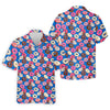 Funny Donut Adult Humor Blue And Pink Fun Hawaiian Shirt HG s For Men  Valentines Golf Gift  Hawaiian Shirt HG s For Men