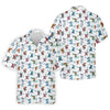 Christmas Characters Golf Pose Men's Funny Hawaiian Shirt HG s  Christmas Hawaiian Shirt HG   Hawaiian Shirt HG s For Men