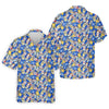 American Beer Cans Blue Hawaiian Shirt HG  Golf And Beer  s For Men  Hawaiian Shirt HG  For Men