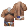 Hairy Body Funny Eagle American Flag Hawaiian Shirt HG  250th Anniversary 4th Of July Hawaiian Shirt HG  For Men