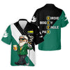 Birdie Boogey Eagle Par Plastered Beer Bottle Logo Golf Tops For Men  Golf And Beer Fun Hawaiian Shirt HG