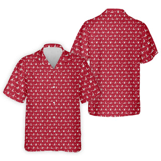 Funny Stick Figure Naughty Couple Red Hawaiian Shirt HG  Valentines Golf Gift   s For Men  Golf Gift For Men