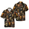 Horror Halloween Character Halloween Men's Hawaiian Shirt HG s  Horror Movie Shirt  Mens Hawaiian Shirt HG s  Halloween Hawaiian Shirt HG