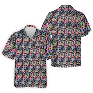 Cancer Sucks In Every Color Black Hawaiian Shirt HG   Cancer Survivor Shirt  Cancer Awareness Shirt  Hawaiian Shirt HG s For Men