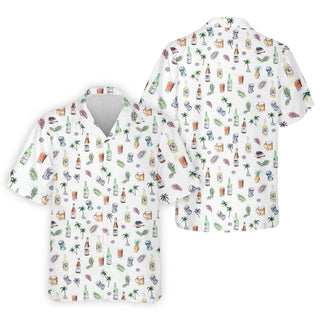 Beer Tropical Golf Tops For Men  Men's Funny Hawaiian Shirt HG   Cool Golf Gift  Hawaiian Shirt HG  For Men