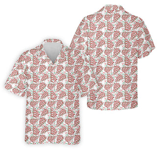 Christmas Tree Cakes White And Red Golf Tops For Men  Christmas Hawaiian Shirt HG   Hawaiian Shirt HG s For Men