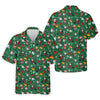 Santa Christmas Green Golf Polo  Fun Men's Golf Polos  Christmas Hawaiian Shirt HG  Hawaiian Shirt HG  For Men