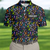 Cancer Sucks In Every Color Polo Shirt HG Cancer Awareness Shirt  Couple Polo Shirt HG Matching Golf Shirt