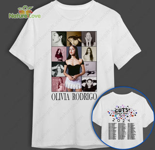 Olivia Rodrigo Eras Tour Guts World Tour Shirt NNA