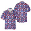 Red Blue White Naughty Fun Patriotic Golf Shirt, 250th Anniversary Fun Golf Shirts For Men, Hawaiian Shirt HG  For Men