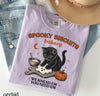 Comfort Colors Kitty Biscuits Shirt Spooky Season Tee Black Cat Halloween Fall TShirt Vintage Baking Pumpkin T-Shirt Cat Lover Fall Gift HG