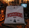 Woodsboro High School Embroidered Crewneck Sweatshirt Retro 90s Horror Movie Ghost Face  LN