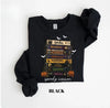 Vintage Halloween Movie Sweater, Retro Spooky Season Sweatshirt, Horror Film LN