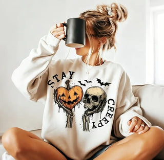 Horror, Retro Dripping Heart Halloween, Skeleton Hand Weird Graphics Grunge Horror LN