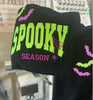 Spooky Embroidered Glitter Crewneck Womenswear Hoodie Sweatshirts LN