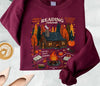 Cozy Cabin Reading Retreat Sweatshirt, Fall Book Lover Crewneck, Autumn Bookish Sweater LN