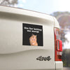 Thx For Letting Me Merge HFN Car Magnet Funny Hamster Meme Cute Magnetic Car Decal Car