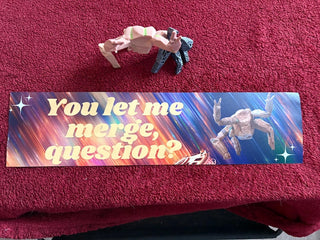 Project Hail Mary You let me merge question HFN Car Magnet Spacey Astro Background Retro