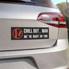 Clancy Twenty One Pilots HFN Car Magnet - Chill Out Man Quote, Car Decorations, Humor Gifts, Road Trip Accessories, Fun Vehicle Décor