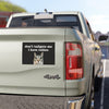 Don't Tailgate Me I Have Rabies Cat Meme Car Bumper Magnet HFN Funny Meme Cute Kitty Cat Gen