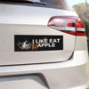 I like Eat Apple Bumper Sticker
