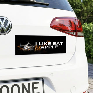 I like Eat Apple Bumper Sticker