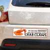 Driving Crab Bumper Meme sticker car sticker bad driver Funny Meme Bumper Sticker