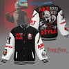 Halloween Art Was Here Art Never Goes Out Of Style Baseball Jacket LN