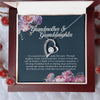 Grandmother & Granddaughter Gift, Granddaughter Birthday Gift, Necklace from Grandmother with Heartfelt Message Card