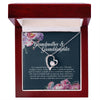 Grandmother & Granddaughter Gift, Granddaughter Birthday Gift, Necklace from Grandmother with Heartfelt Message Card